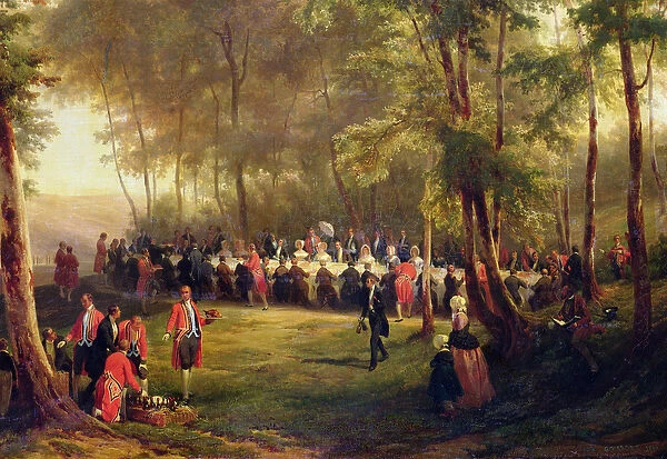Lunch Given by Louis-Philippe for Queen Victoria in the Forest of Eu, 6th September 1843