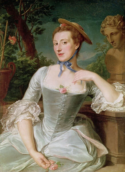 Madame de Pompadour (oil on canvas)