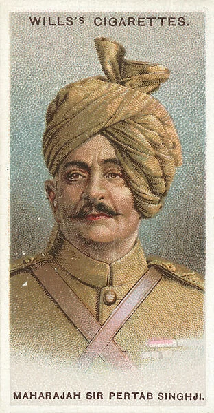 Maharajah Sir Pertab Singhji (chromolitho)