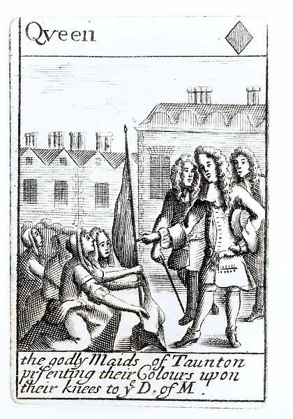 The Maids of Taunton Kneeling before the Duke of Monmouth, 18th June 1685