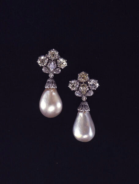 Mancini Pearls, earrings given by Louis XIV to Marie