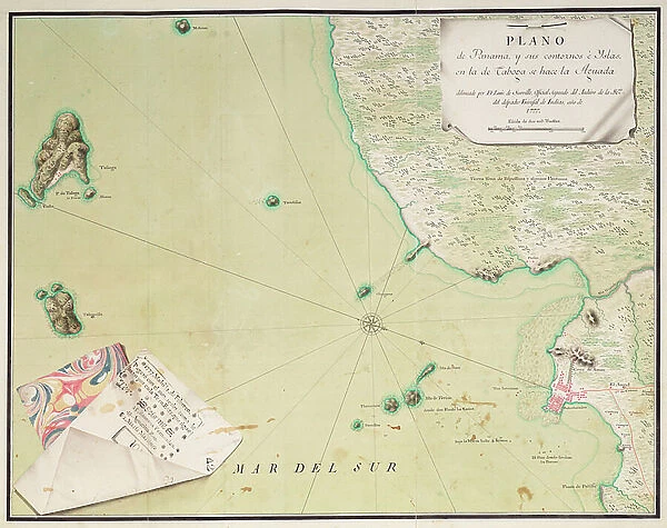Map of Panama, 1777 (print)