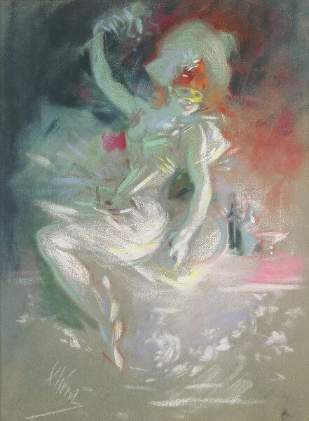 Masquerade, 1890s (pastel on paper)
