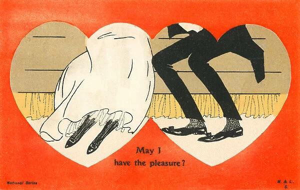May I have the pleasure? (colour litho)