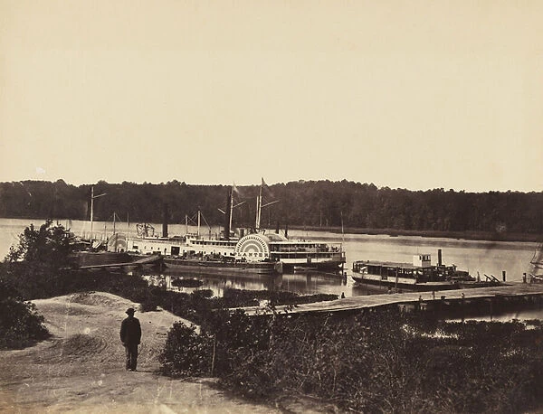 Medical Supply Boat Plauter, on the Appomattox. January 1865
