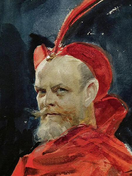 Mephistopheles (Mephisto) (1884, watercolor on paper) - Anders Zorn (1860-1920) - Stockholm, Nationalmuseum