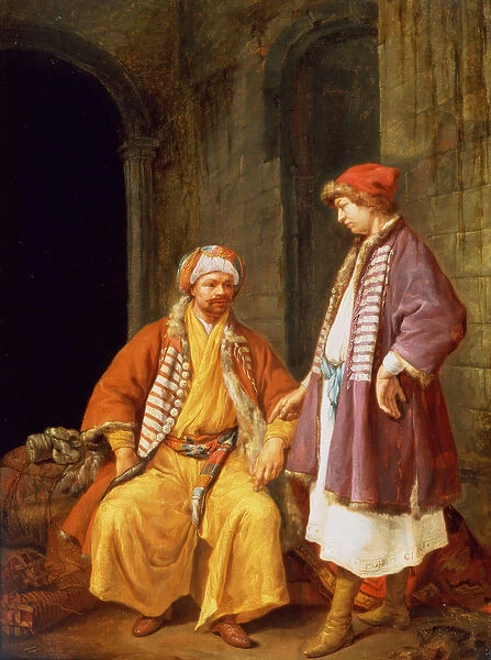 Two Merchants Conversing
