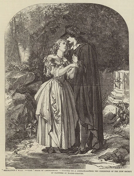 'Mermaidens Well, 'vide 'Bride of Lammermoor'(engraving)