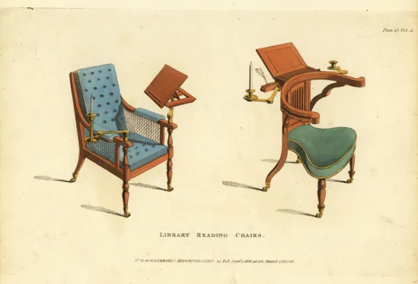 Prints of Metamorphic library chairs 1810