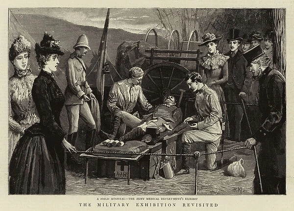 The Military Exhibition revisited (engraving)
