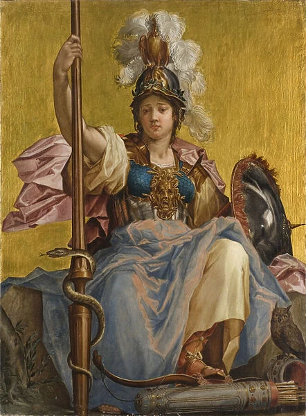 Minerva (oil on canvas)