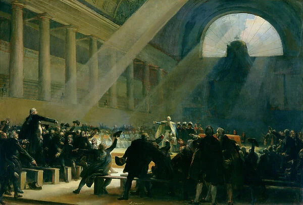 Mirabeau Answering Dreux-Breze, at a National Assembly Meeting, 23rd June 1789, 1830