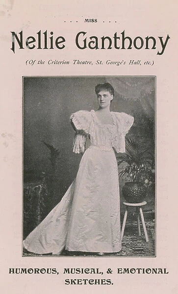 Miss Nellie Ganthony of the Criterion Theatre (photo)