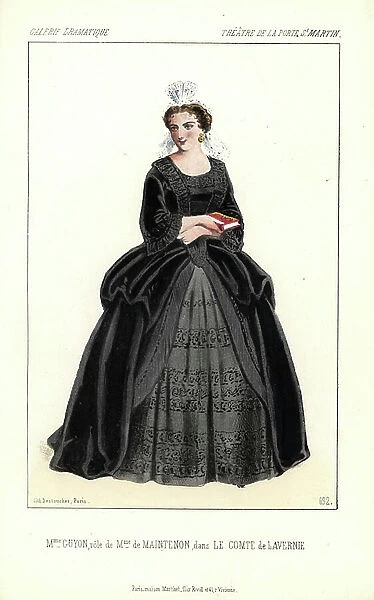 Mme. Guyon as Mme. de Maintenon in 'Le Comte de Lavernie' at the Porte St. Martin
