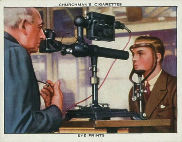 Modern Wonders, 1938: Eye-Prints (colour photo)