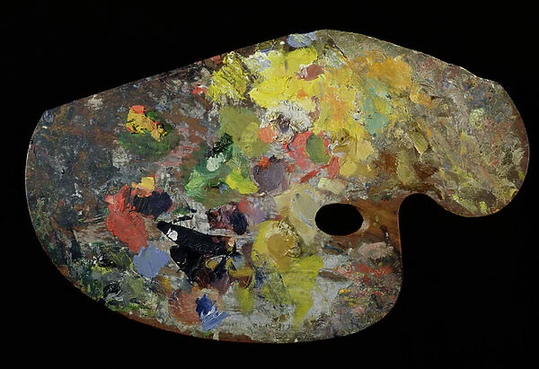 Monet's palette (wood)