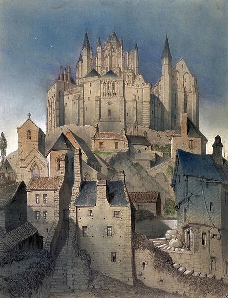 Mont Saint Michel - by Emile Sagot, Musee d Avranches