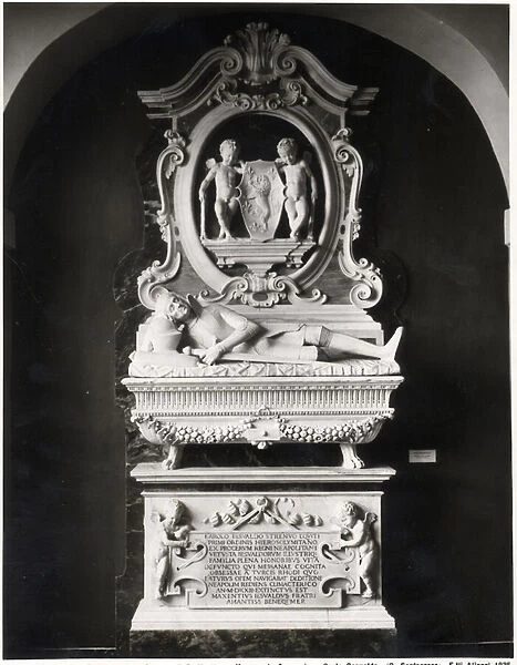 Monument to Carlo Gesualdo (c. 1561-1613) (marble)