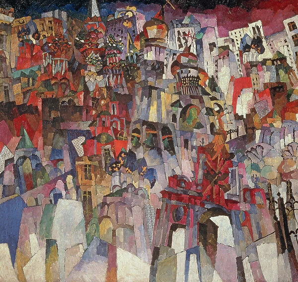 Moscow, 1913 (oil on canvas)
