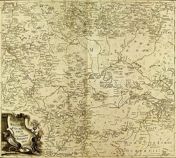 The Moscow Region, Russia, 1745