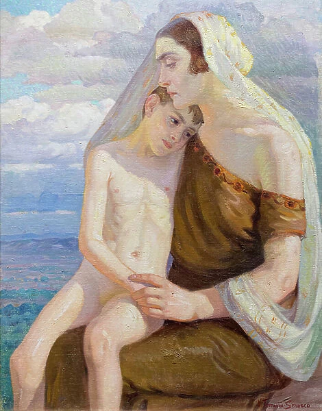 Mother of sorrows, 1931, (oil on canvas)