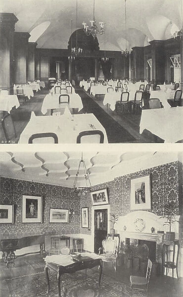 Mount Nelson Hotel, The Dining Room (b  /  w photo)