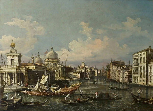 The Mouth of the Grand Canal (oil on canvas)