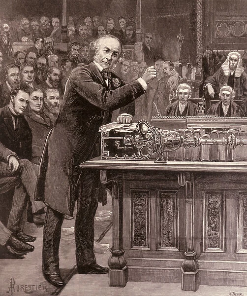 Mr. Gladstone Explaining to the House of Commons his Scheme for the Government of Ireland