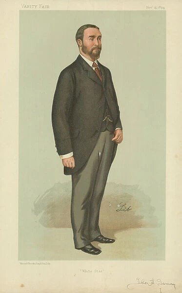 Mr Thomas Henry Ismay (colour litho)