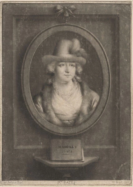 Mrs. Bates, 1793 (mezzotint)