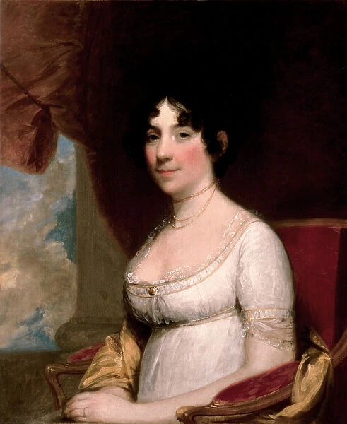 Mrs. Dolley Madison, 1804 (oil on canvas)