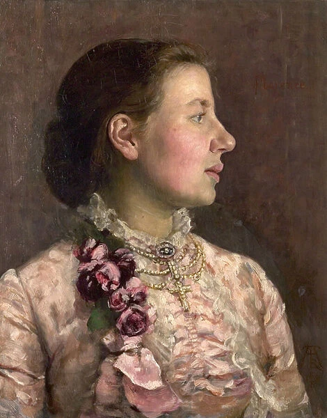 Mrs Florence H. Musgrave (oil on canvas)