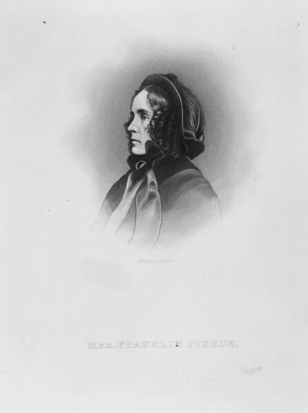 Mrs. Franklin Pierce, c. 1886 (engraving)