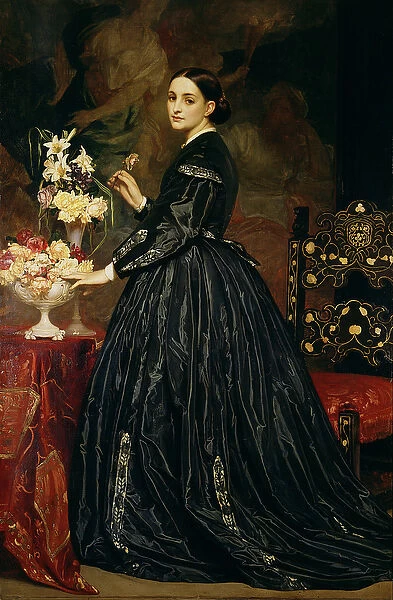 Mrs James Guthrie, c. 1864-5 (oil on canvas)