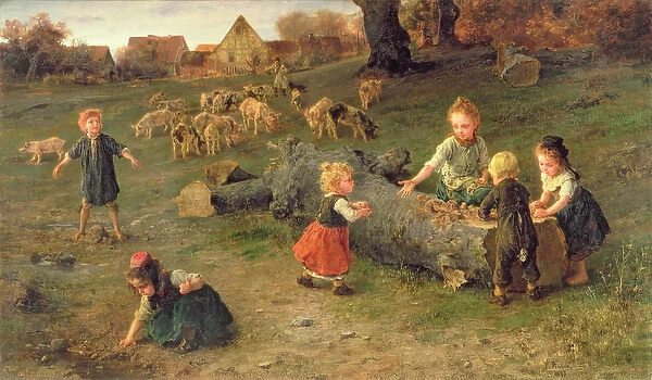 Mud Pies, 1873 (oil on canvas)
