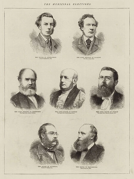 The Municipal Elections (engraving)