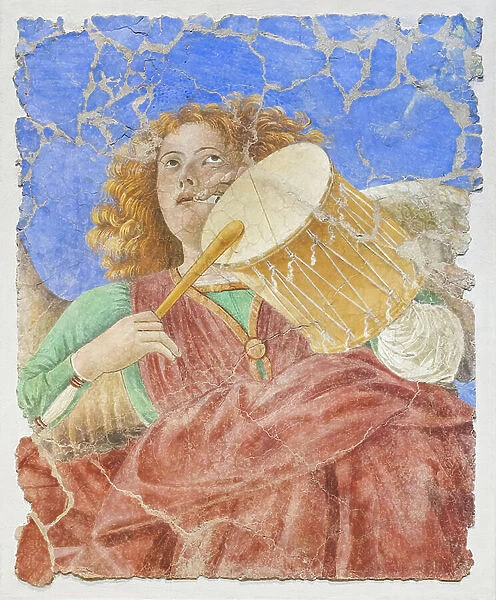 Music-making angels, c. 1480 (restored fresco)