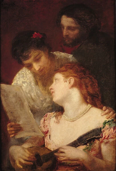 Musical Party, 1874 (oil on canvas)