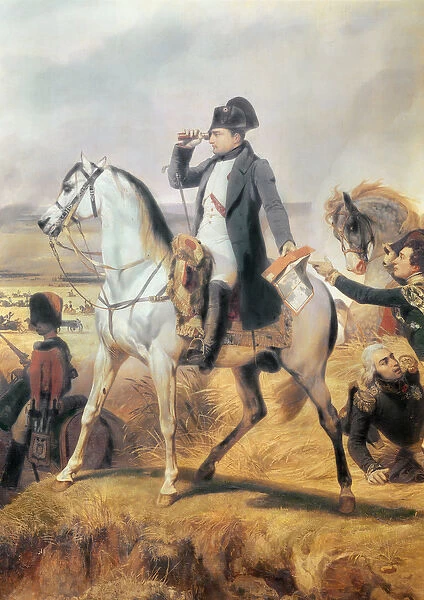 Detail of Napoleon from the Battle of Wagram, 6th July 1809, 1836 (oil on canvas)