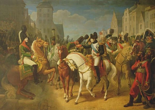 Napoleon Bonaparte (1769-1821) Decorating the Grenadier Lazareff at Tilsit, 8th Jult 1807