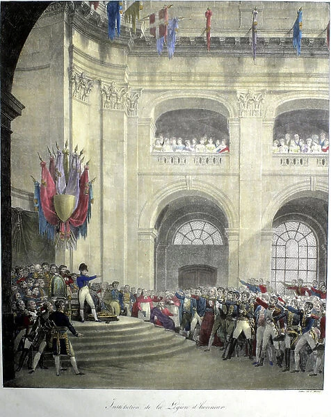 Napoleon distributing the Legion of Honor