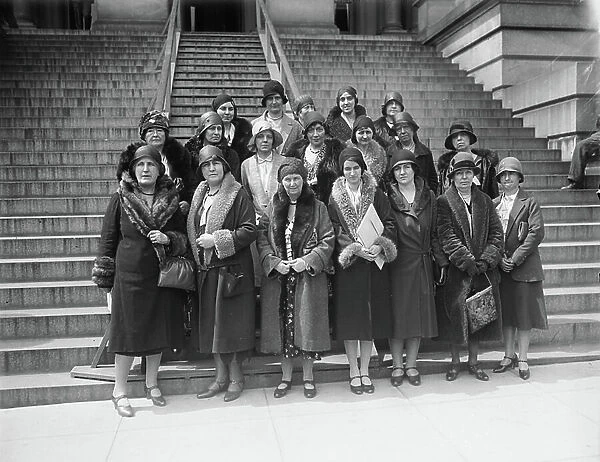 National Association Women Lawyers, Washington DC, USA, 1930 (b / w photo)