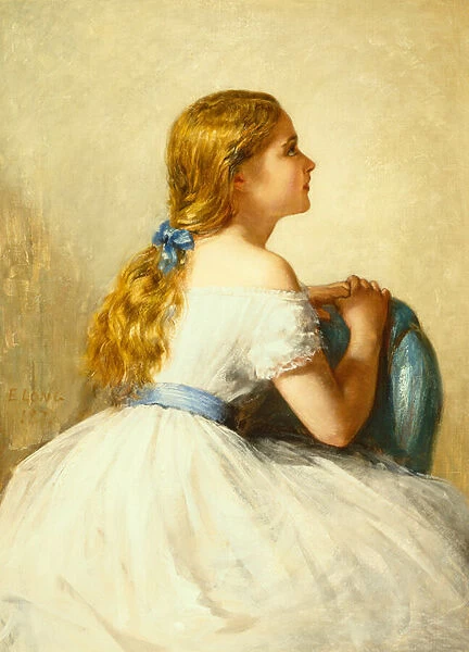 The New Dress, 1872 (oil on canvas)