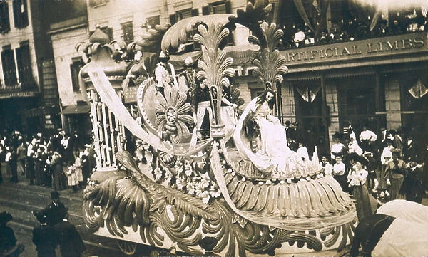 New Orleans, Mardi Gras, c. 1905 (b  /  w photo)