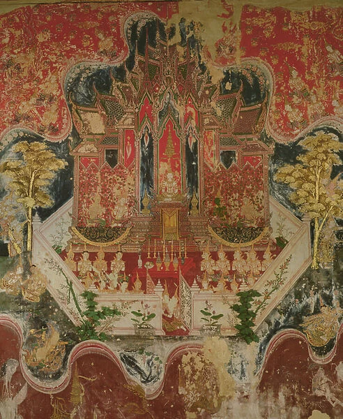 Nimi Jataka, Wat Suwannaram, Thonburi, 1831 (fresco)