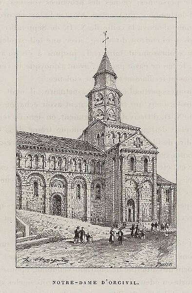 Notre-Dame D'Orcival (engraving)