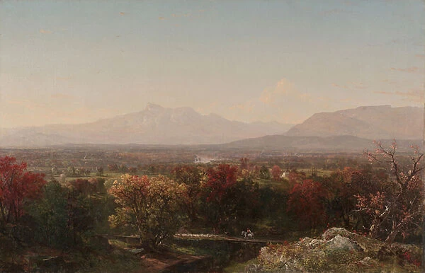 An October Day in the White Mountains, 1854 (oil on canvas)