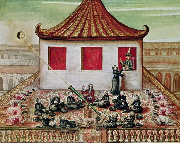 od. 59 fol. 7 The Eclipse of the Sun in Siam in 1688, viewed by the Jesuit missionaries