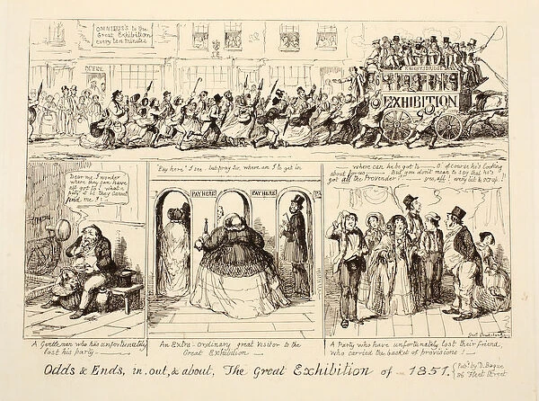 Odds & Ends, In, Out, and About, The Great Exhibition of 1851, pub. 1851 (engraving)