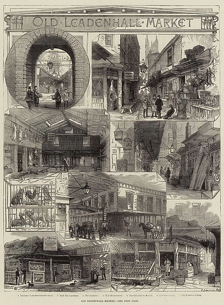 Old Leadenhall Market (engraving)